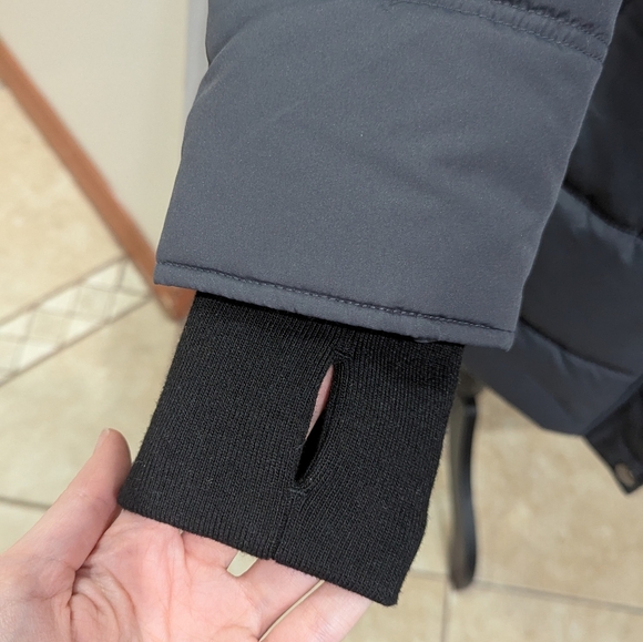 Maralyn & Me Women's Gray Puffer Coat with Faux Fur Trim Size Small - Picture 6 of 17